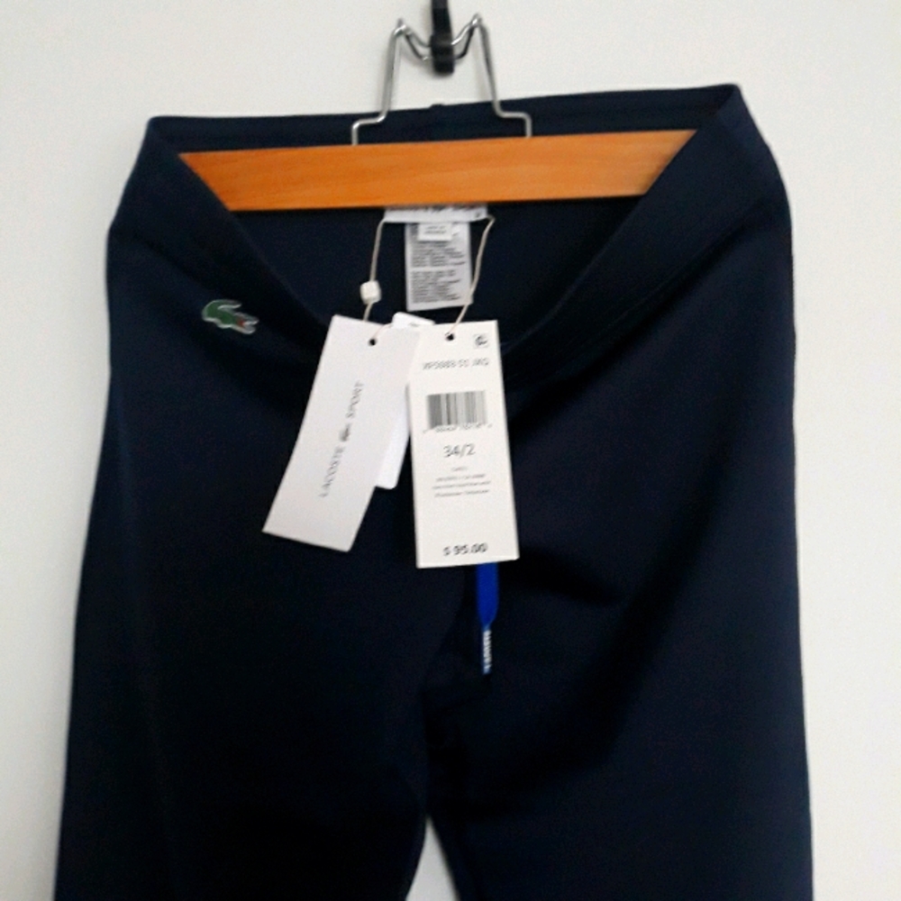 Lacoste stretch navy leggings